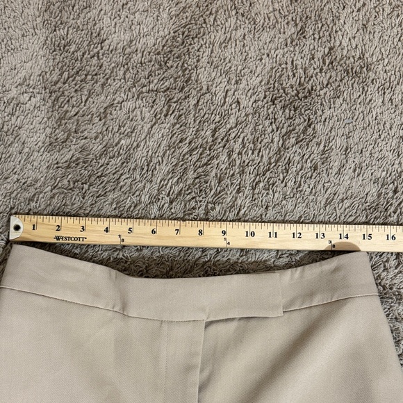 Zara High-Waisted Tan Culotte Trousers Wide-Leg Cropped size L Streetwear Office - Picture 6 of 9